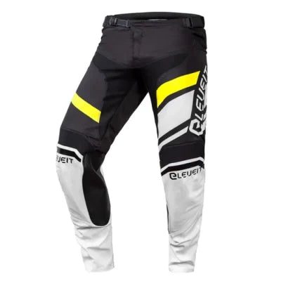 X LEGEND PANTS BLK-WHT-YELL FLUO